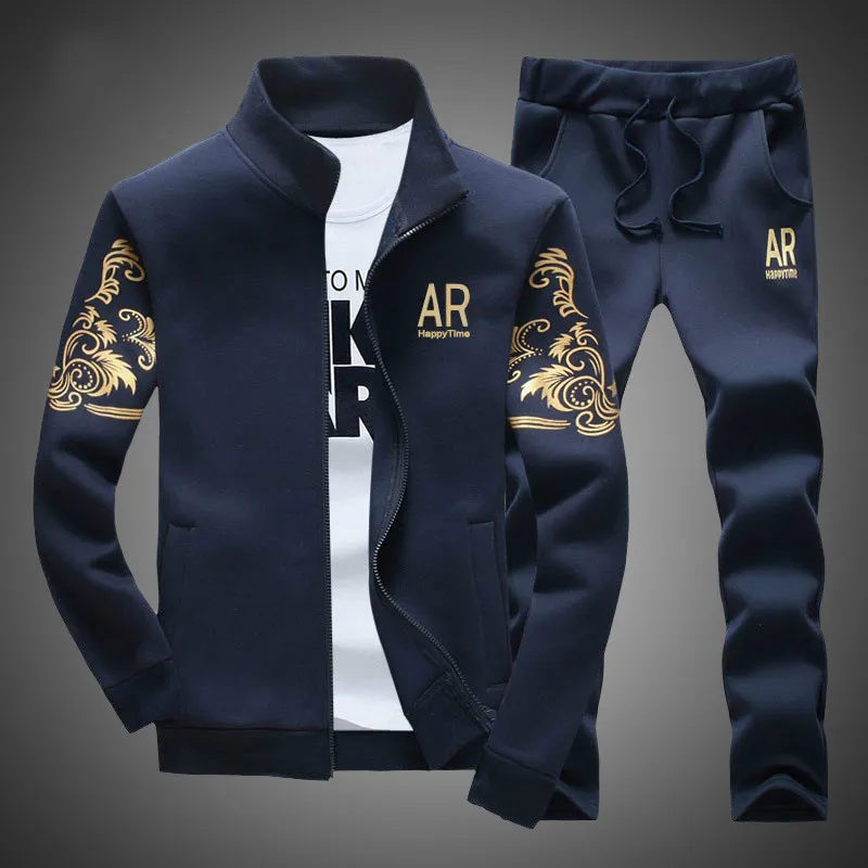 US Size Outfit Brand Tracksuit Set 2 Piece Zipper Sweatshirt + Sweatpants Sweat Suit Set Casual Autumn Tracksuit Men Outfit 2020 US Size Outfit Brand Tracksuit Set 2 Piece Zipper Sweatshirt + Sweatpants Sweat Suit Set Casual Autumn Tracksuit Men Outfit 2020