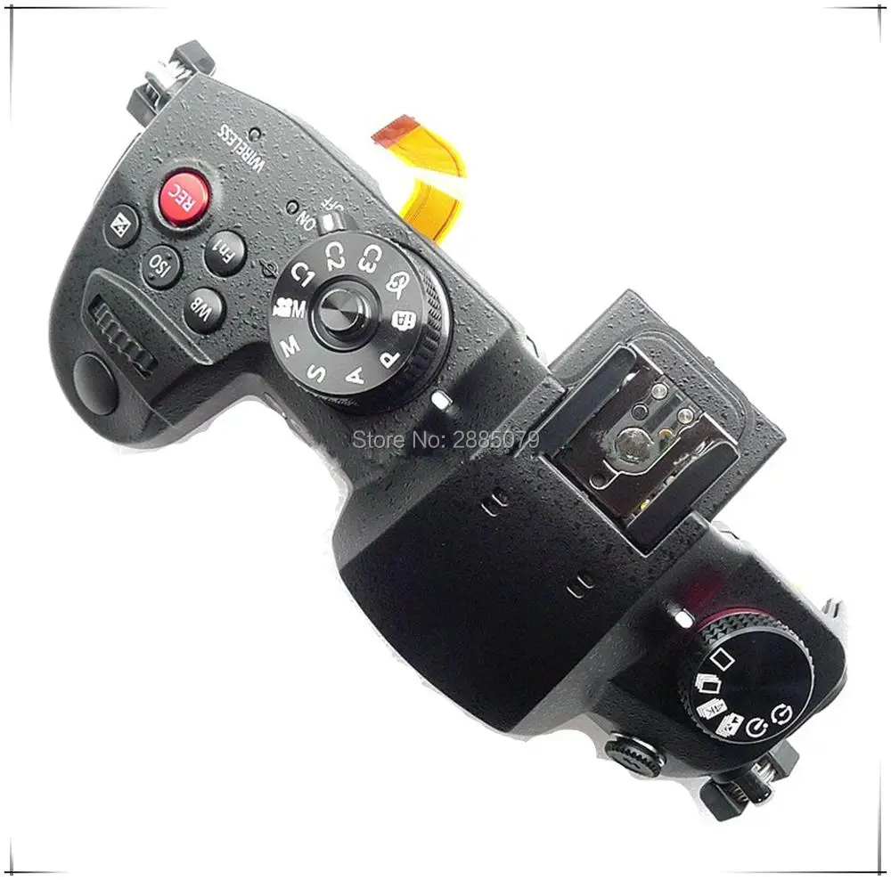 US $170.00 Repair Parts For Panasonic Lumix DCGH5 Top Cover Shell Case Assy Mode Dial Shutter Button Black