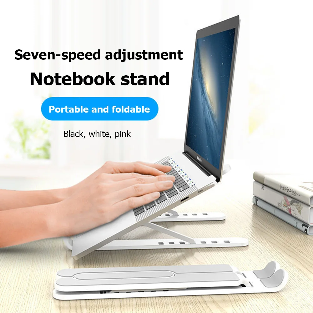 Портативная подставка для ноутбука складная до 15 6 дюймов Macbook Pro охлаждающий