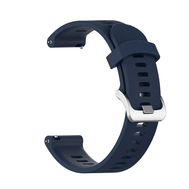 FIFATA официальный силиконовый браслет для Garmin Forerunner645 245 245 м Vivoactive3 браслет для Polar Ignite Смарт-часы ремешок - Цвет: Темно-синий