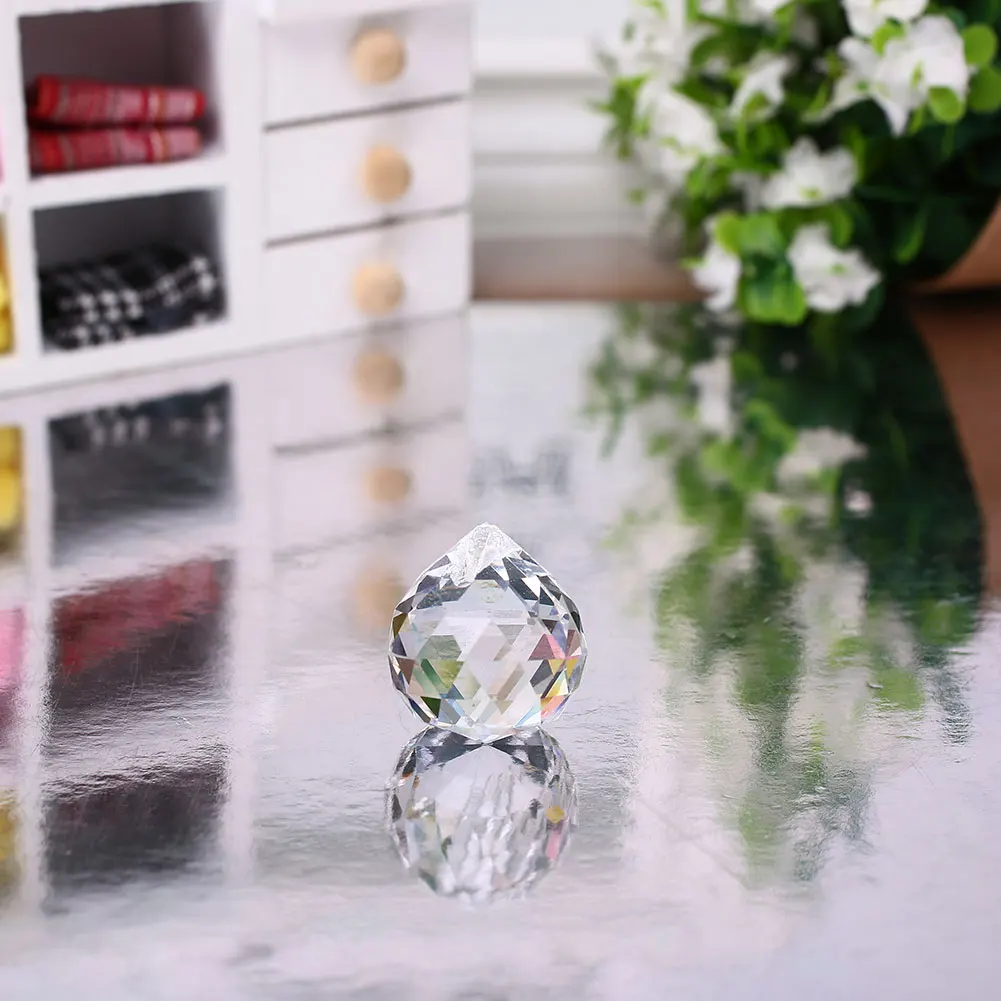 

Pendent Sun Catchers Crystal Prism Prism Prism Ball Decoration Suncatcher Clear Pendant Lamp 20mm 20mm Decor Chandelier