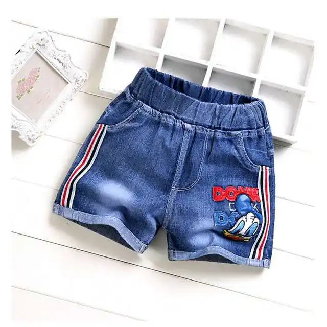 jean boy shorts