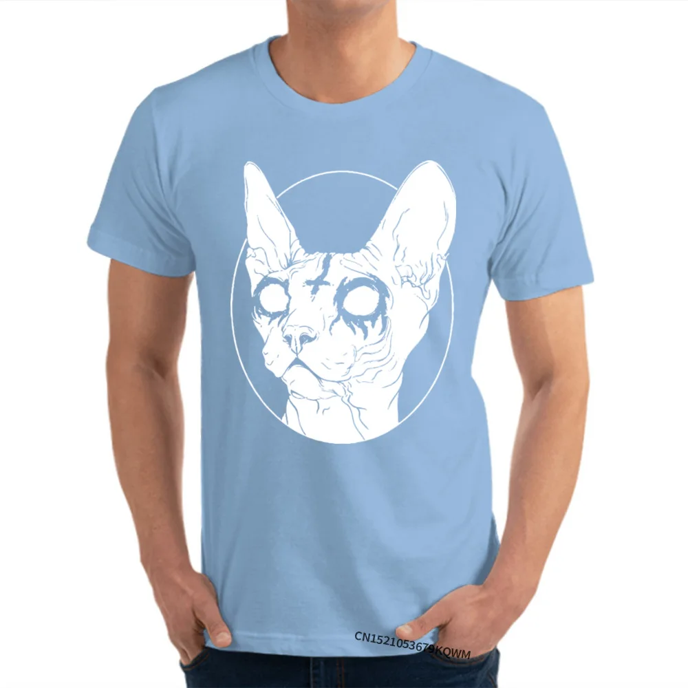 Топы И Футболки с короткими рукавами Sphynx Catan in White CrazyCustom на лето и осень топы