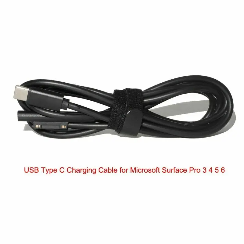 1,5 м USB C зарядный кабель 15 в совместимый для Surface Pro 3 4 5 6 Go Book1 Book2
