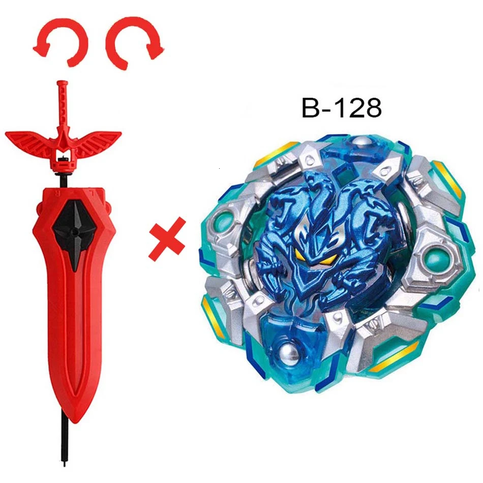 Beyblade Burst с пусковой B-149 B-150 GT Металл Бог волчок Bey Blade лезвия гироскоп для мальчика Дети Лучшие игрушки подарок - Цвет: B-128