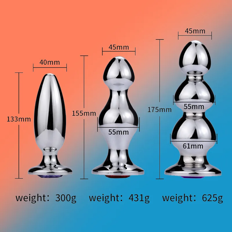 Günstig Runyu Erwachsene Große Anal Sex Spielzeug Riesige Größe Butt Plugs Prostata Massage Für Männer Weibliche Anus Expansion Stimulator Große Anal perlen