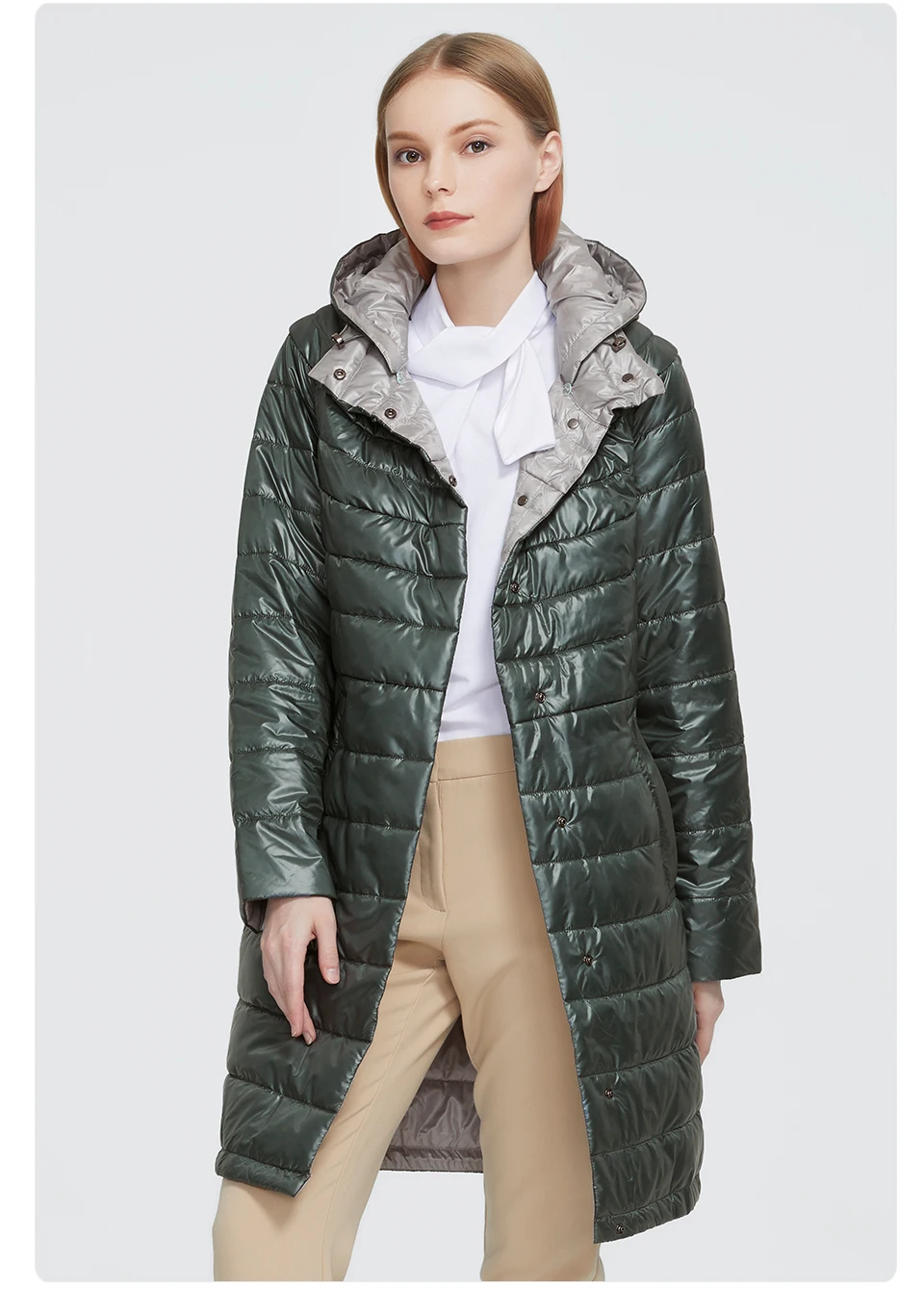 Astrid 2020 New Autumn Winter Womens coat women warm long parka fashion thin Jacket hooded Hight Quality female clothing 1955