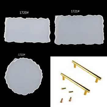 

Irregular Big Plate Resin Mold Oversized Fruit Disc Tray Resin Mold Transparent Flexible Silicone Molds Art Craft Tools