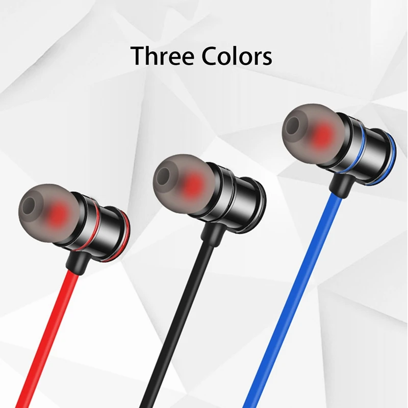 AAAE топ-магнитный беспроводной Bluetooth 5,0 наушники спортивные шеи Висячие стерео наушники Ipx5 Водонепроницаемый бег гарнитура с микрофоном F