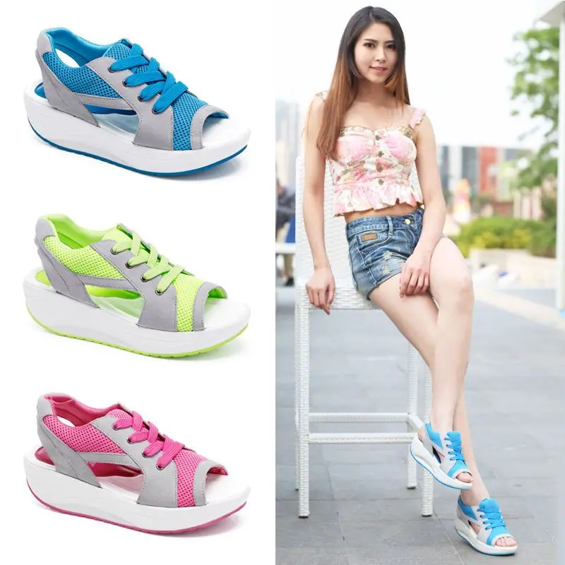 Женские сетчатые спортивные сандалии кроссовки для девочек|Боссоножки и