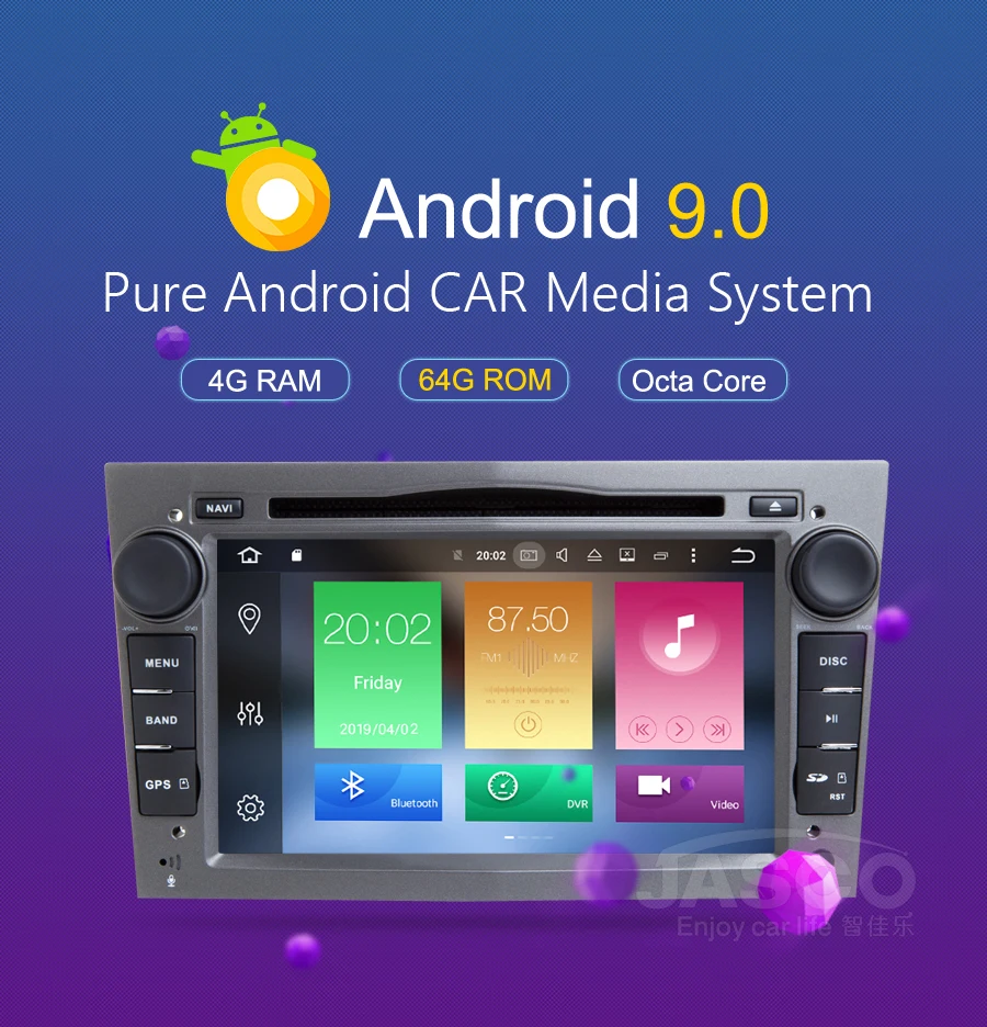 Perfect 4G RAM Android 9.0 Car DVD Stereo for Opel Astra H Zafira Vivaro Vectra Tigra Corsa CRadio GPS Navigation Video Audio headunit 0