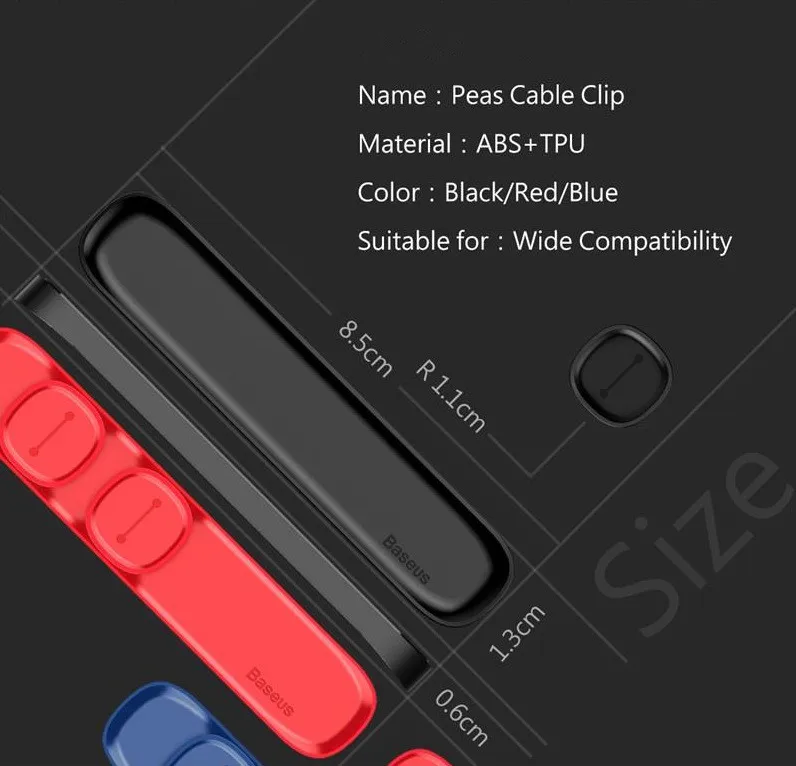 Магнитный Кабельный органайзер USB кабель управление зажим для намотки рабочего места провода шнур протектор кабельный держатель