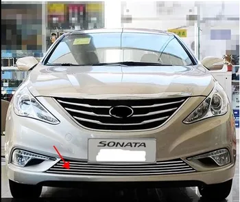 

For Hyundai Sonata 2012 2013 Racing Grill Grille Cover Trim Front Bottom High Quality New Aluminum Alloy 1PC