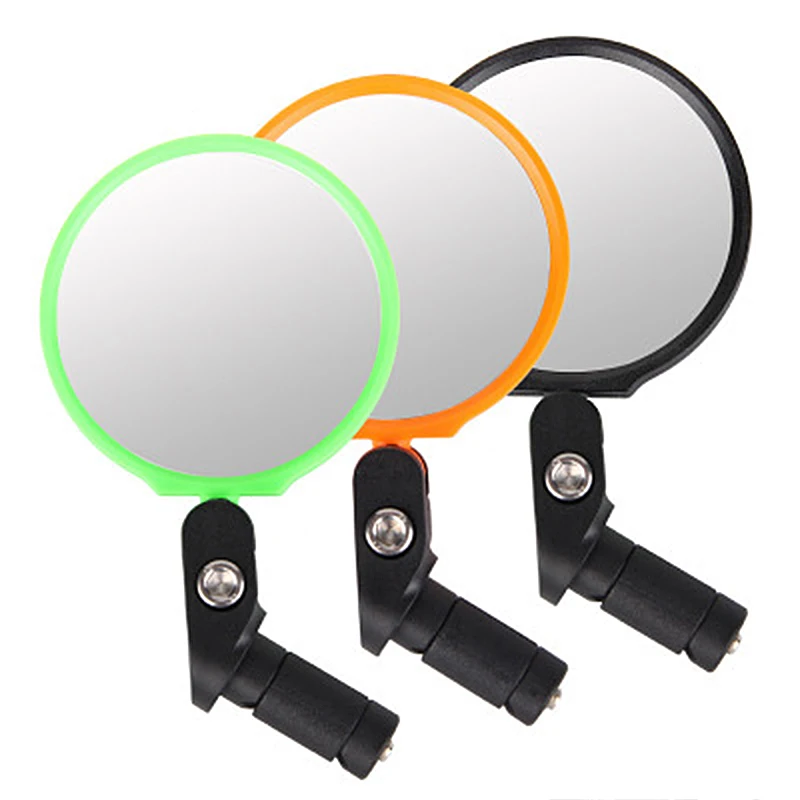 

Bike Rear View Mirror Adjustable Reflective Bicycle Handlebar Grip Rearview Glass Stainless Steel Nylon Resin Glass for MTB Bike