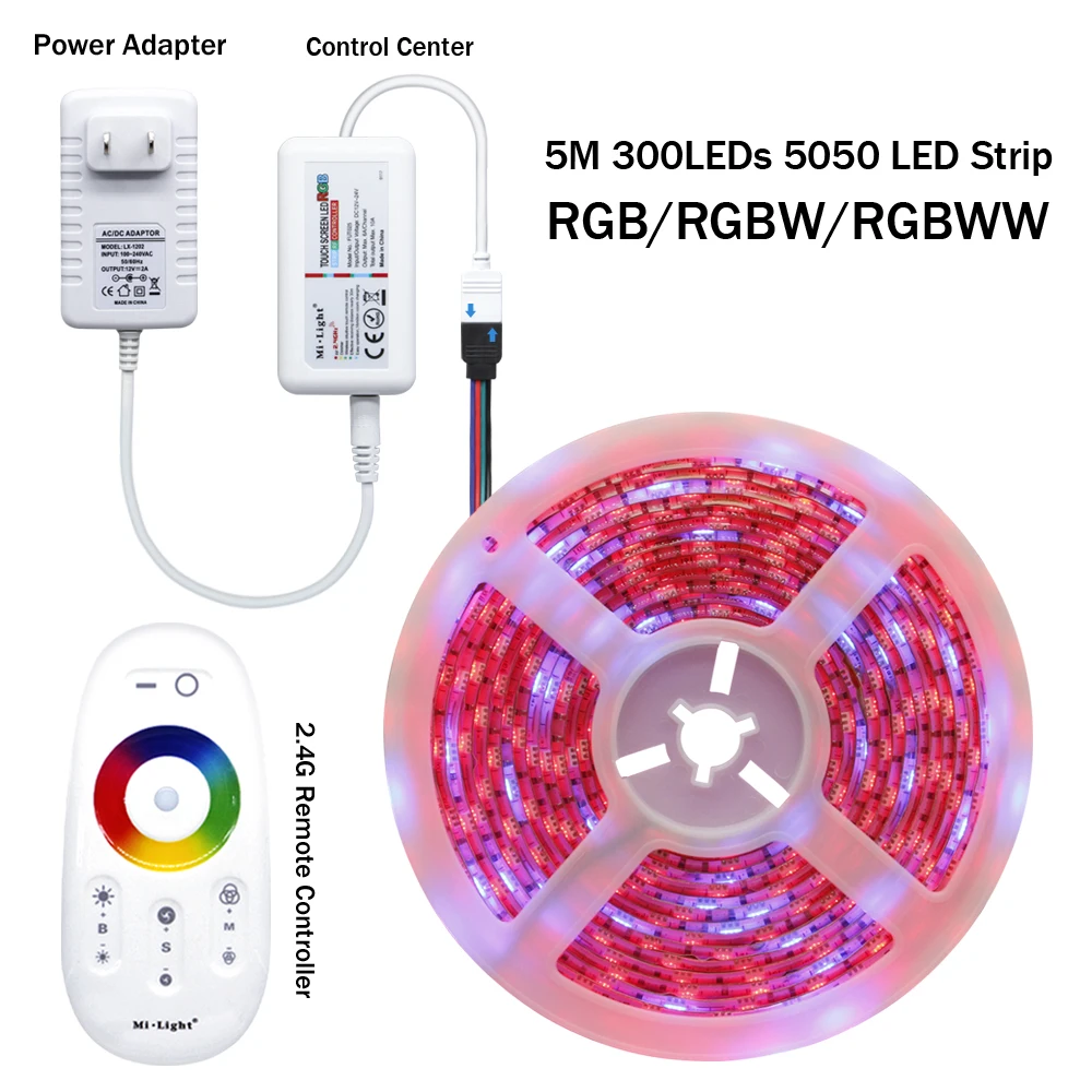 Светодиодная ленсветильник 5050 rgb светильник оновое освещение 3 Вт 12 В переменного