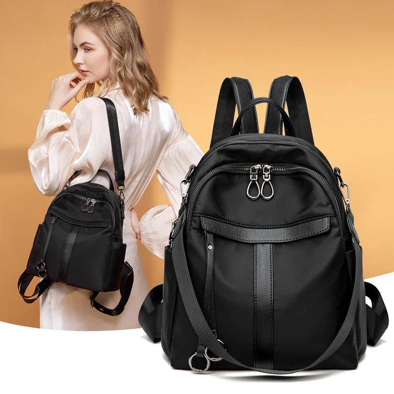 

Anti-Theft Backpack New Style 2019 Autumn New Arrival Versatile Oxford Cloth Backpack Women's Large Capacity Multi-Purpose Trave