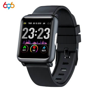 

696 H9 1.3 Inch ECG+PPG Monitor HR Blood Pressure Smartwatch IP67 Waterproof Sport Modes Charger Dock Smart Watch Blood Pressure