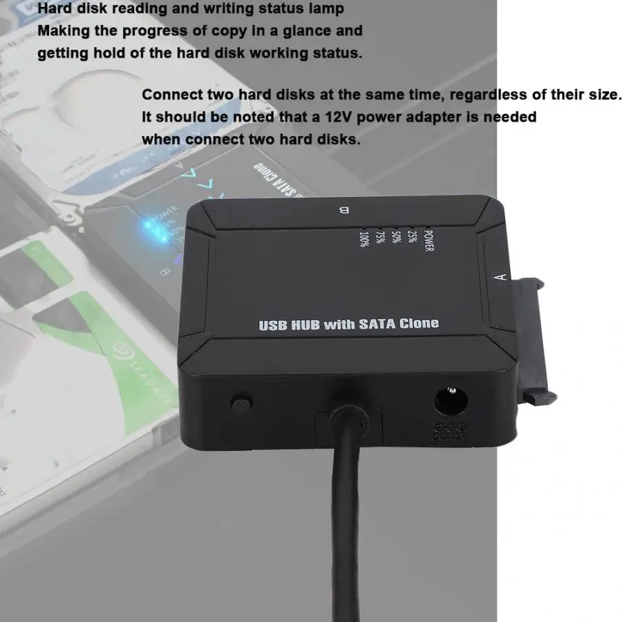 SA0029-NA USB3.0 Многофункциональный автономный копия жесткого диска адаптер кабель для передачи данных