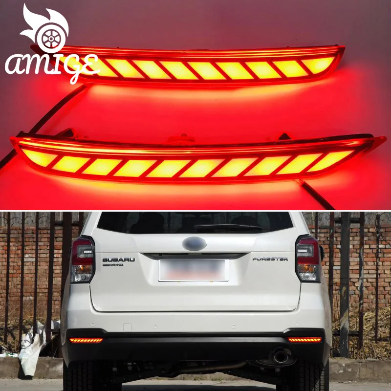 12V Car LED Rear Lights For Subaru Forester 2008 2014 2015 2016 Turn