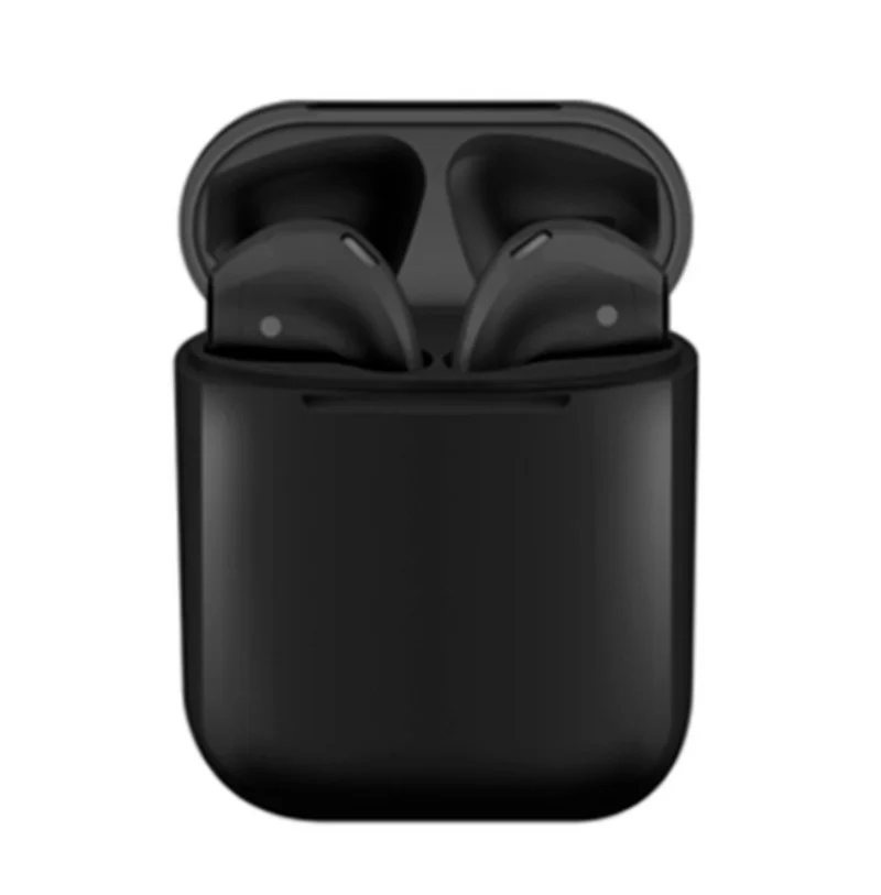 I12-black-no-box Auriculares i12 TWS auriculares Bluetooth 5,0 мини auriculares с управлением для телефона intelige - Цвет: I12-black-no-box