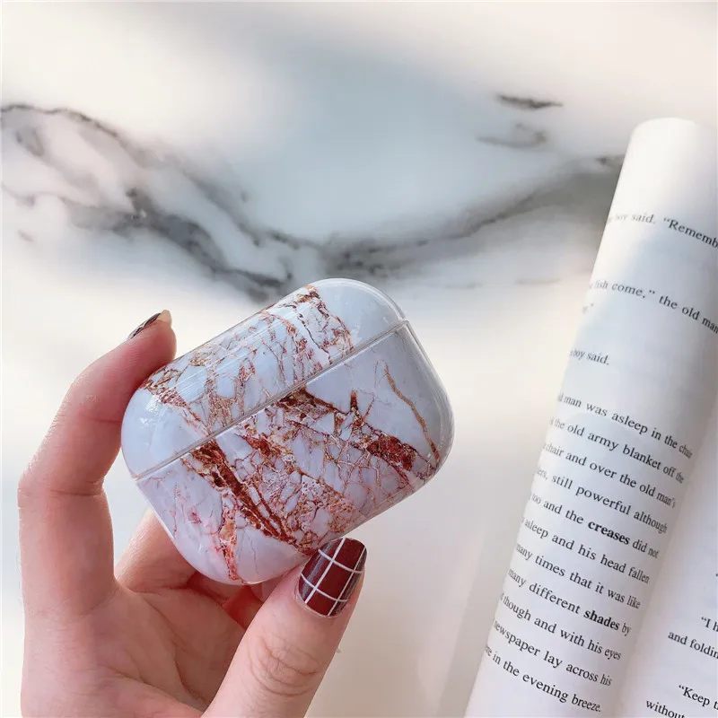 Чехол для Apple AirPods Pro чехол силиконовый чехол для наушников для Airpods 3 pro чехол Роскошный Мраморный чехол для Bluetooth гарнитуры
