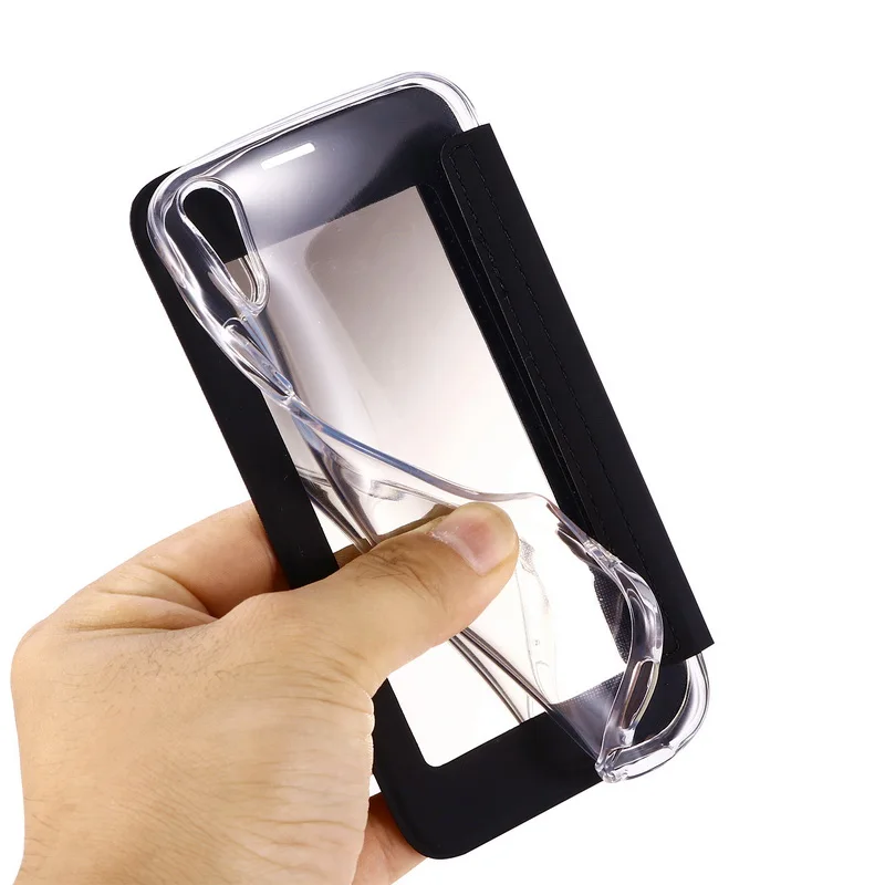 Ультратонкий Флип кожаный зеркальный чехол для Funda iPhone XR X XS Max 7 8 Plus 7plus 8plus 6 6s sPlus чехол прозрачная задняя крышка