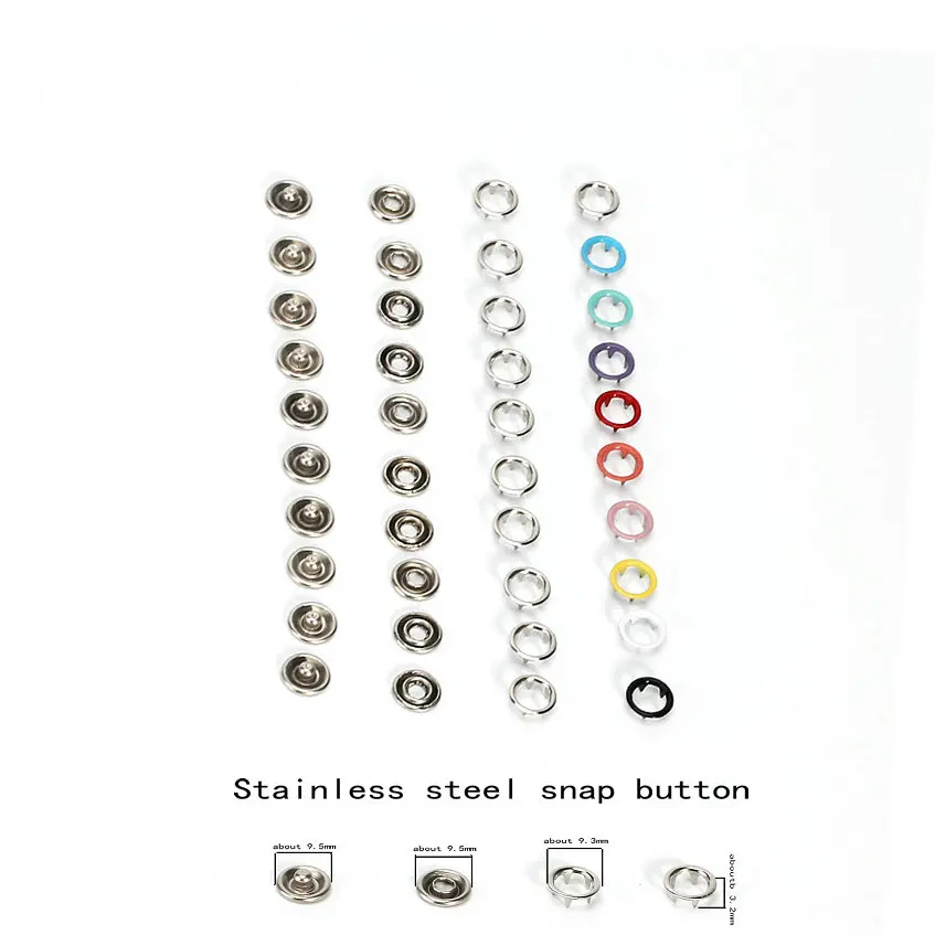 Snap Buttons Button Ring Snap Button Plastic Sewing Snap Button