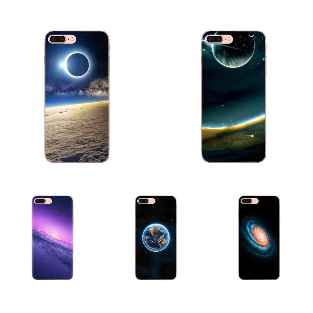 

For Apple iPhone 4 4S 5 5C 5S SE 6 6S 7 8 Plus X XS Max XR Soft TPU Mobile Phone Cases Earth View From Space Satellite