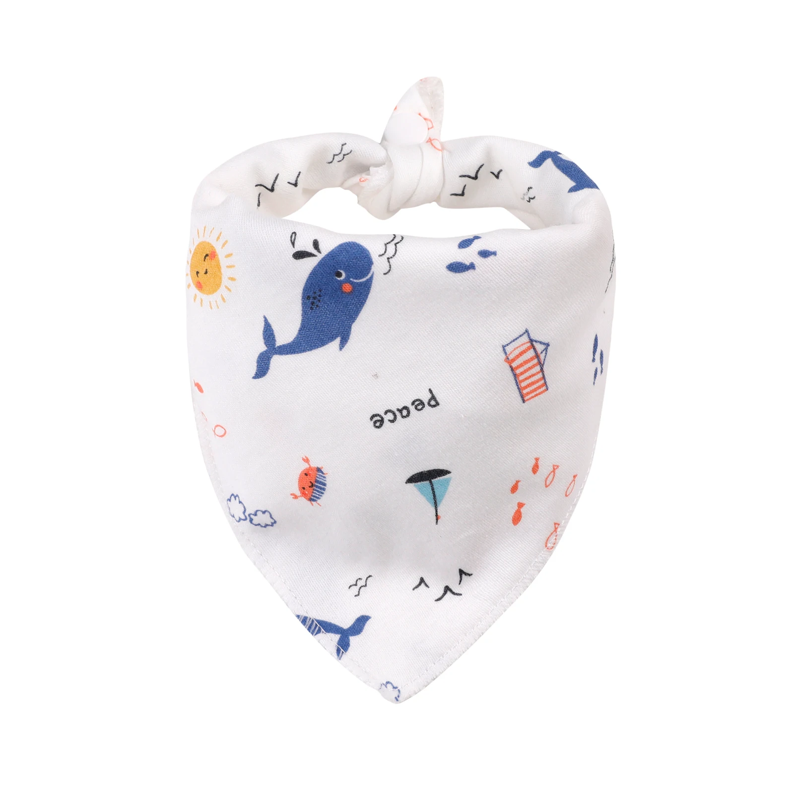 100% Organic Cotton Baby Bibs Triangle Burp Cloths Cartoon Saliva Towel Baby Feeding Bibs Soft Absorbent Boys Girl Bibs best Baby Accessories Baby Accessories