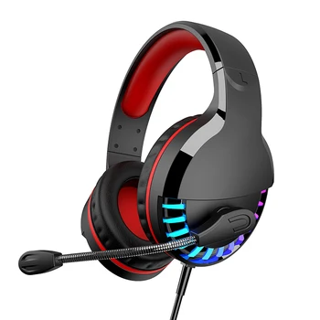 

M18 Gaming Headset Gamer Headphones Breathing Colorful Luminous Surround Sound Stereo Earphones USB Microphone For PC Gamer