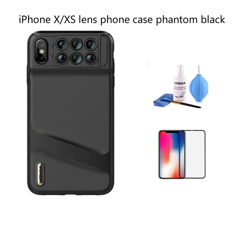 Moax объектив для телефона Xs Max широкоугольный Макро X двойная камера высокой четкости Artifact Xr фотография телефон оболочки длинный Focu - Цвет: Золотой