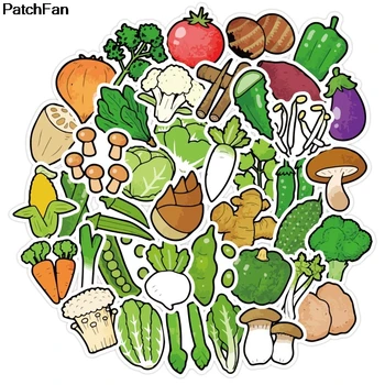 

12Set A3243 Patchfan 40pcs Green Vegetables Toy Sticker for DIY scrapbooking album Luggage Laptop Phone notebook decals Sticker