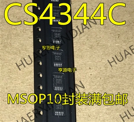 10 шт./лот Новинка MSOP-10 CS4344-CZZR 344C CS4344 D/A в