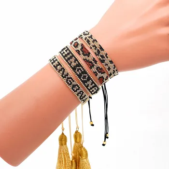 

2020 MIYUKI Bracelet Men Pulseras Mujer Moda 2020 Leopard Armband Letter Bracelets Women Jewelry Leopar Pattern