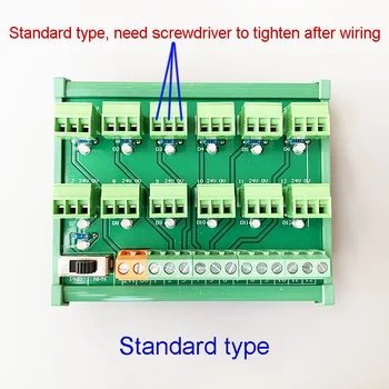 

PLC 12 Channel 2 or 3 Wire NPN PNP Universal Full Compatible Input IO Photoelectric Proximity Switch Sensor Terminal Block H240