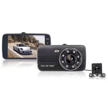 

Full 1080P 4 Inch IPS Screen Car DVR Camera Auto Video Recorder 170 Degree Wide Angle Dual Lens Dash Cam Night Vision DVR