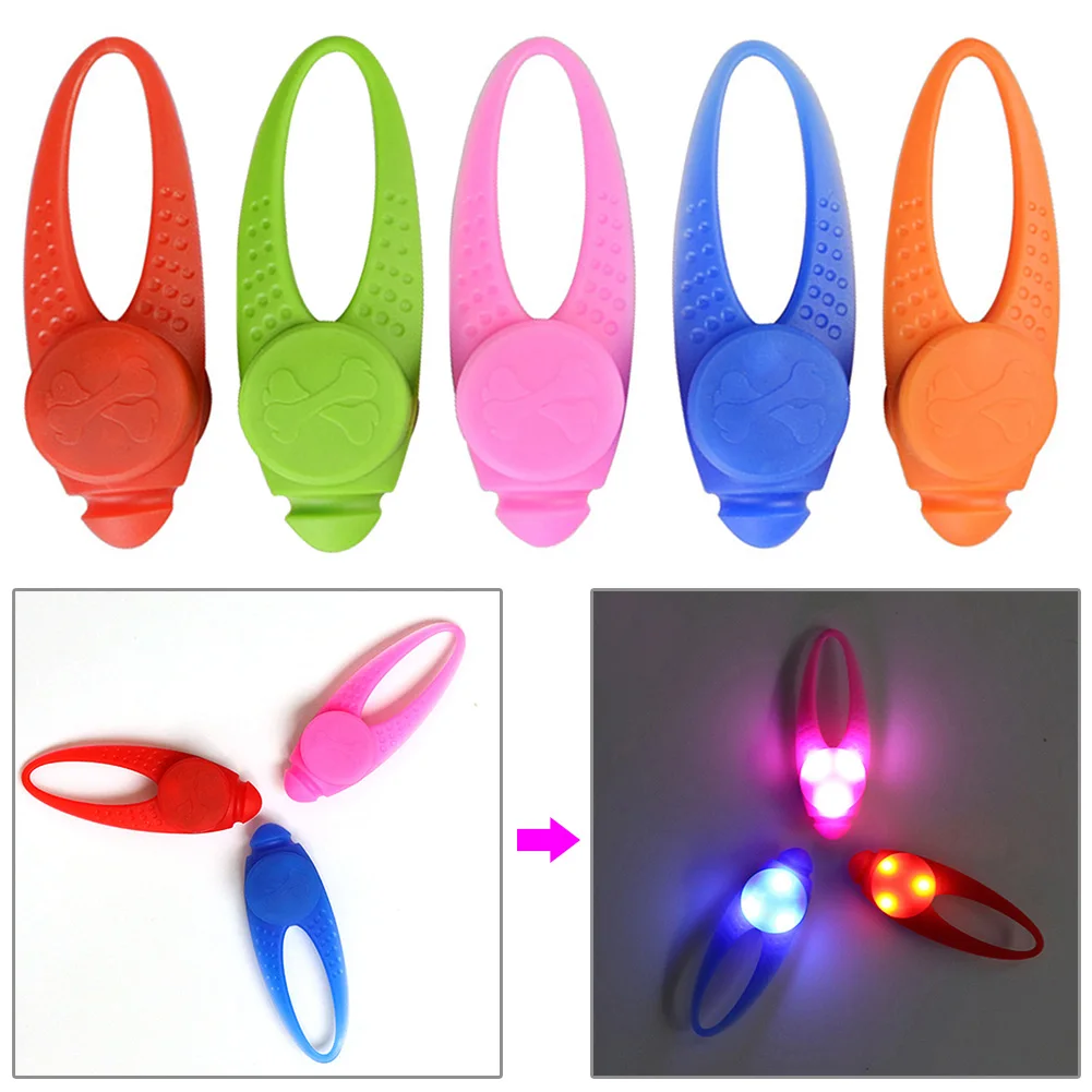 Ошейник для питомца подвесной светильник щенка светящийся безопасный мигающий