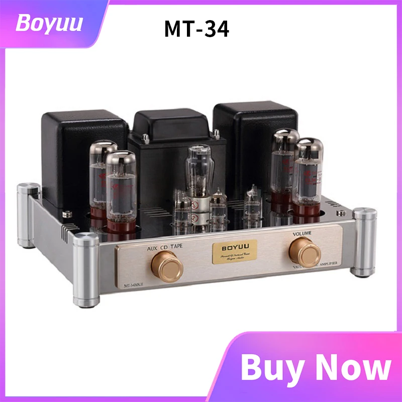 US $655.00 Boyuu MT34 Tube Amplifier EL34 pushpull HiFi power amplifier