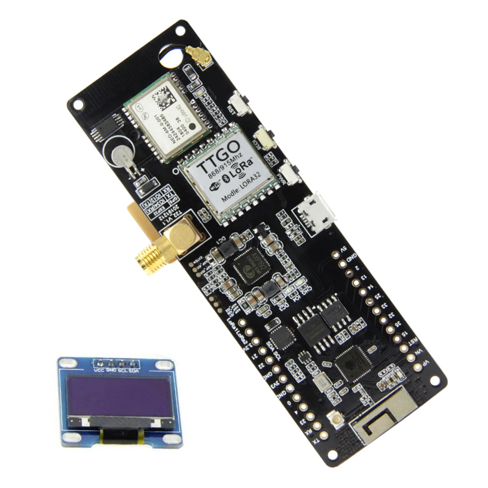 LILYGO®TTGO T Beam V1.1 ESP32 433/868/915 мгц WiFi Bluetooth модуль GPS Φ SMA 923 держатель батареи с