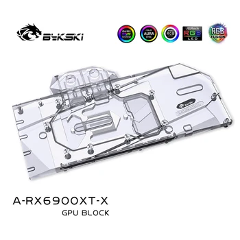 

Bykski Water Block Use for AMD Radeon RX6900XT RDNA2 GPU Card / Full Cover Copper Radiator / RGB Light