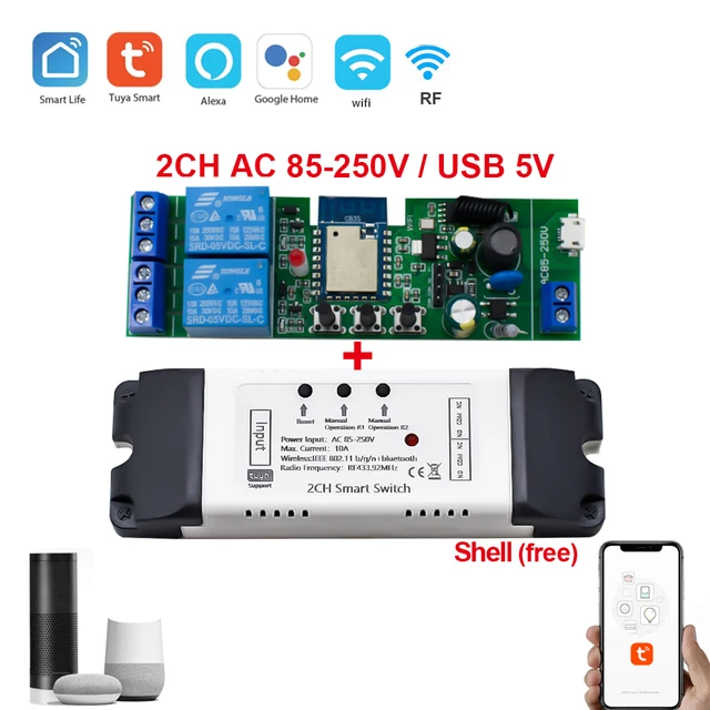 Smart Wifi Wireless Switch Relay Module  Relay Wifi Smart Control Module -  Tuya Wifi - Aliexpress