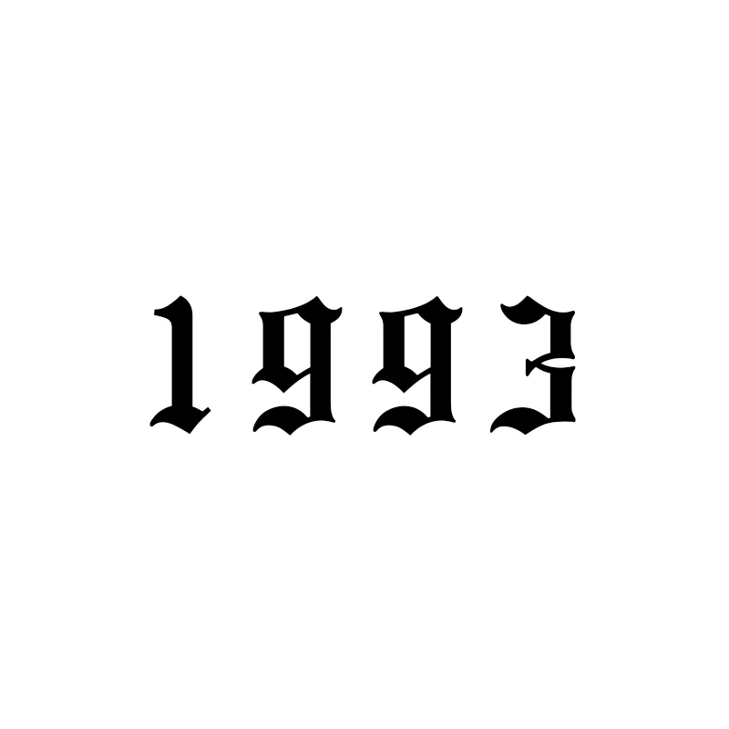 1993 Нержавеющая сталь кольца для Для женщин старинном английском номер кольца Для мужчин Anillos Hombre ювелирные изделия Год 1997 1998 1999 Для мужчин кольцо Bagues Homme - Цвет основного камня: 1993