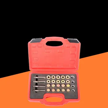 

64PCS/SET Professional Oil Drain Plug Sump Bolt Thread Repair Kit Oil Pan Thread Repair Tool Set Auto repair tool