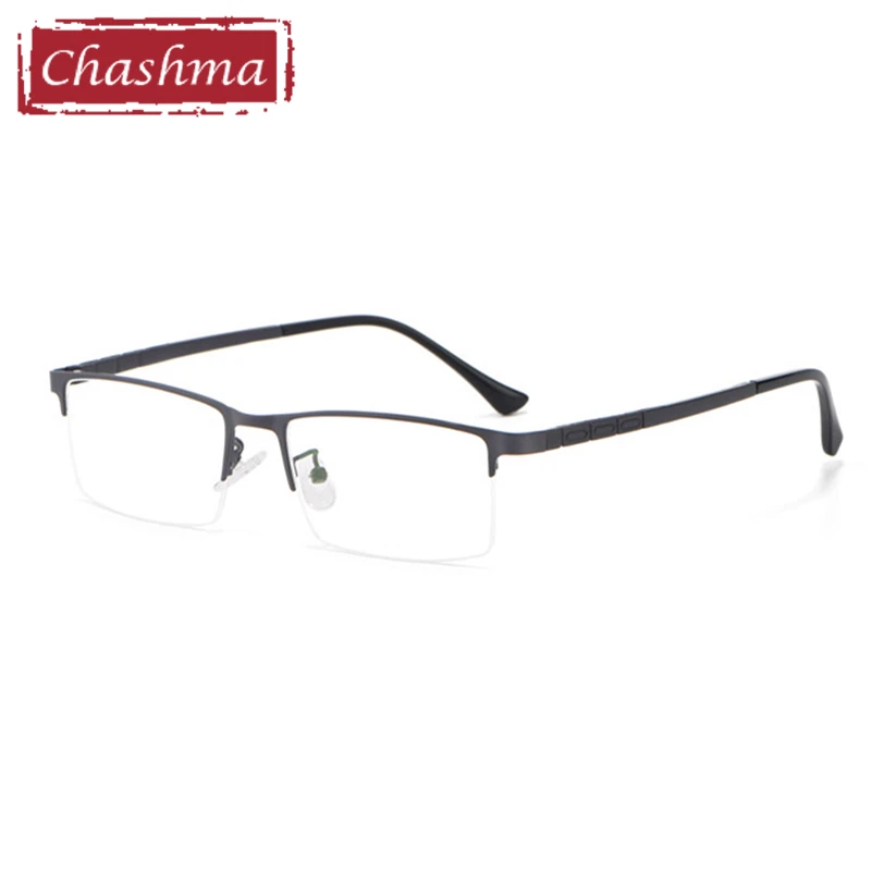 Monture lunettes de vue pour homme мужской простой дизайн оправа для установки линз по рецепту - Цвет оправы: Gray
