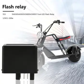 

7-Pin Electronic Flasher Relay Module Cf13 Cf-13 Fix Led Turn Signal Light Fast Flash For Motorbike 12V Jl-02 Flasher For Led