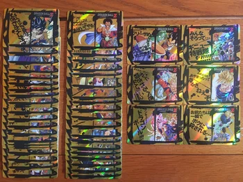 

49pcs/set Dragon Ball Z CD DVD Full Front Cover Battle Card Super Saiyan Goku Vegeta Game Collection Cards Free Shipping
