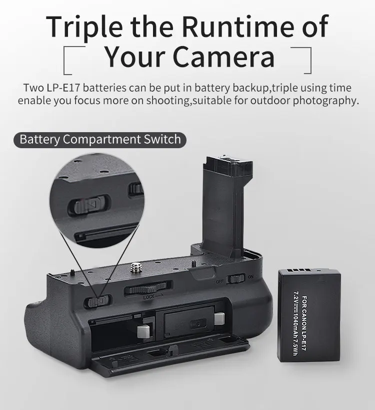 Description Picture 6 of itemEOS RP Battery Grip For Iconic Brand EOS RP replacement EG-E1 Hand Grip