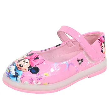 

Light shoes Children's shoes lovely cartoon boutique leather shoes fashion Korean girls' casual shoes princess shoes with lamp