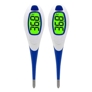 

2Pcs Electronic Digital Thermometer LCD Display Portable Human Mouth Thermometer, for Kids Adult(32-42 Celsius)