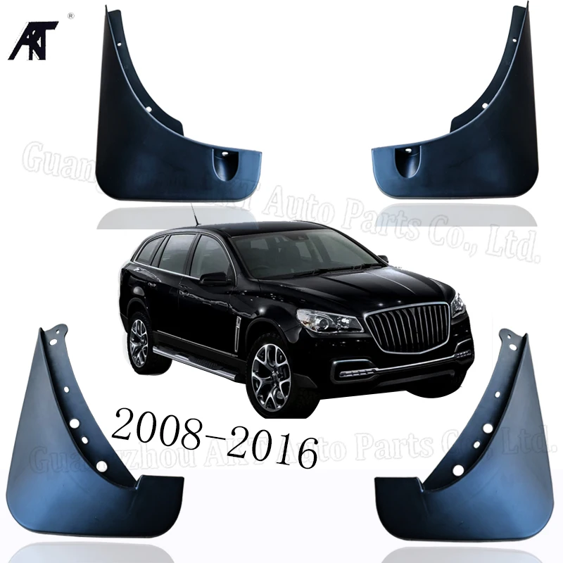 

Black Front &Rear Mud Fender Flaps Splash Guard Mudflaps Mudguard Cover Trim For Buick Enclave 2008-2016 Mud Flap 4pcs/